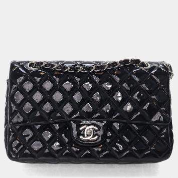 مملوكة مسبقًا Chanel Medium Patent Classic Double Flap Bag