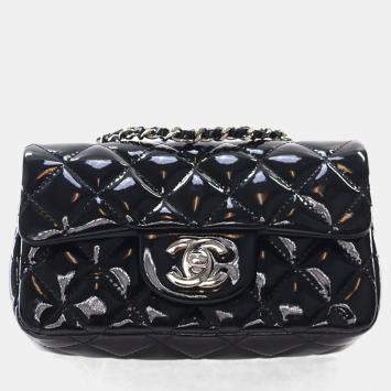 مملوكة مسبقًا Chanel Mini Patent Rectangular Classic Single Flap Bag