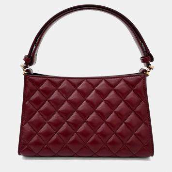 مملوكة مسبقًا Chanel Red Leather hobo bag