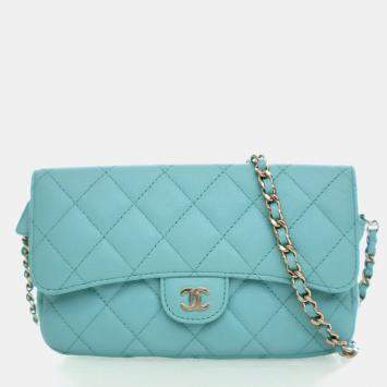 مملوكة مسبقًا محفظة علّاقة السلسلة شانيل كافيار (واتش أو سي)