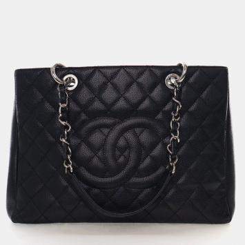 مملوكة مسبقًا Chanel Caviar Grand Shopping Tote