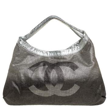 Pre Owned Chanel Metallic Ombre Leather Hollywood CC Hobo