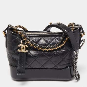 Gabrielle bucket handbag Chanel Black in Suede - 34414333