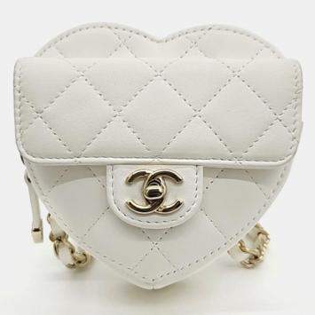 Pre Owned Chanel Mini Heart Belt Bag