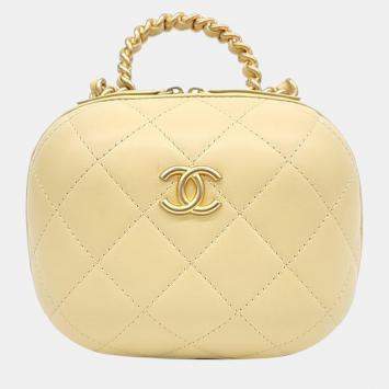 Chanel Top Handle Chain Crossbody Bag