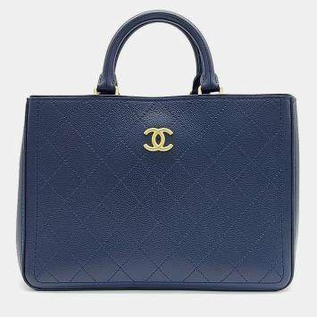 Pre Owned Chanel caviar Tote Handbag