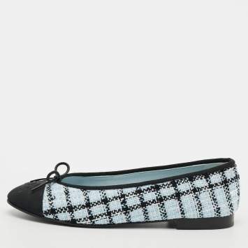 مملوكة مسبقًا حذاء باليرينا فلات سويدي بيج مبطن سي سي غطاء مقدمة بفيونكة مقاس 37