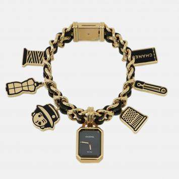 Chanel Premiere H9859 Quartz Black Stainless Steel Women's Wristwatch 15 mm