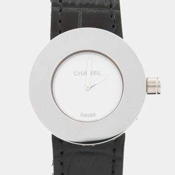 Pre Owned Chanel La Ronde Quartz Stainless Steel Women's Wristwatch 29 mm