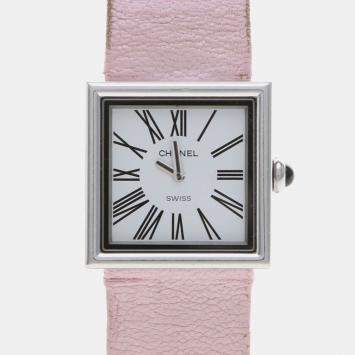 Pre Owned Chanel Mademoiselle Quartz Stainless Steel Women's Wristwatch 23 mm