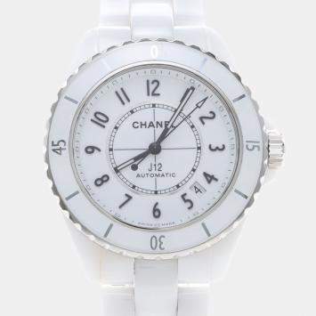 Pre Owned Chanel J12 Automatic Ceramic Men's Wristwatch 39 mm