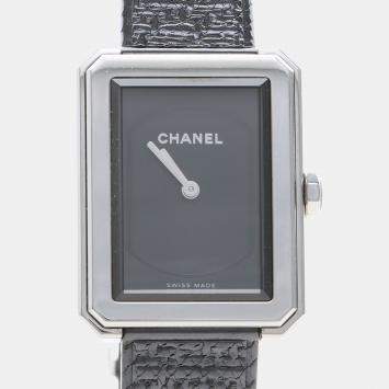 مملوكة مسبقًا Chanel Boyfriend Quartz Stainless Steel Women's Wristwatch 22 mm