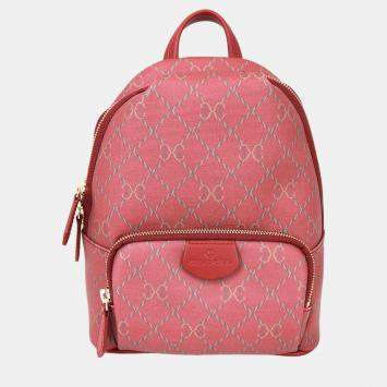 Pre Owned Charriol Bordeaux Leather Backpack bag