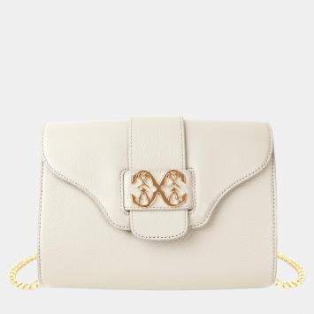 Pre Owned Charriol Cream Leather Marie Olga Crossbody bag