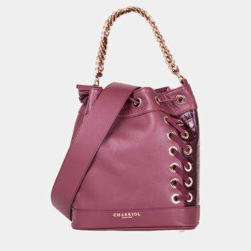 Pre Owned Charriol Bordeux Leather Handbag