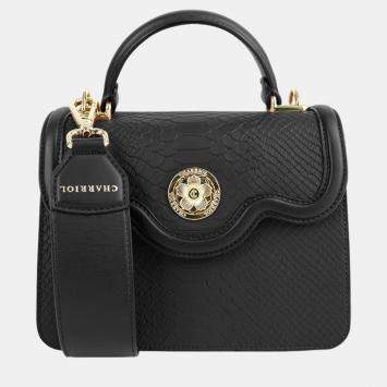 Pre Owned Charriol Black Leather LAETITIA Handbag