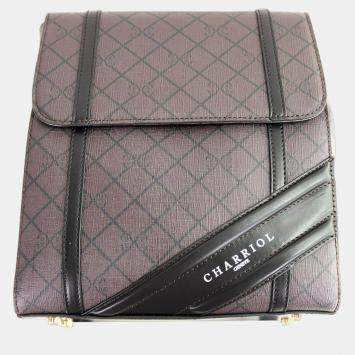 Pre Owned Charriol Dark Brown Leather CALYPSO Handbag