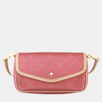Pre Owned Charriol Bordeaux & Grey Leather CALYPSO Crossbody