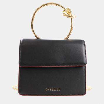 Pre Owned Charriol Black Leather ZENITUDE Handbag
