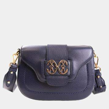 Pre Owned Charriol Dark blue Leather MARIE OLGA Crossbody