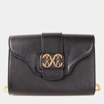 Pre Owned Charriol Black Leather MARIE OLGA Crossbody