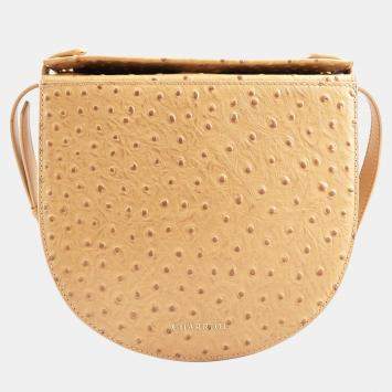 Pre Owned Charriol brown Leather Passion Ostrich Crossbody
