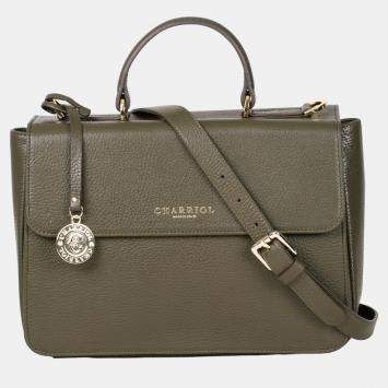 Pre Owned Charriol  Leather  Handbag