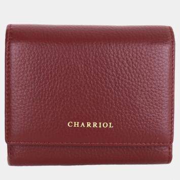 Pre Owned Charriol Bordeaux Leather  Wallet