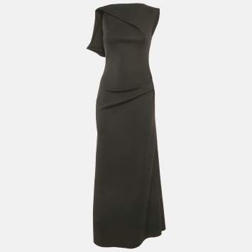 Chats By C.Dam Black Jersey Sleeveless Maxi Dress S