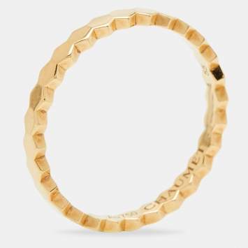 Pre Owned Chaumet Bee My Love 18k Yellow Gold Ring Size 55
