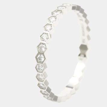 Pre Owned Chaumet Bee My Love 18K White Gold Diamond Ring EU 58