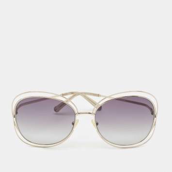 Chloe Grey/Gold Gradient CE119S Frame Oversized Sunglasses