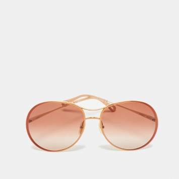 Chloe Brown Gradient CH0016S Aviator Sunglasses