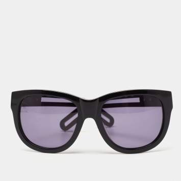 Pre Owned Chloé Black/ Grey Gradient CL2124 Wayfarer Sunglasses