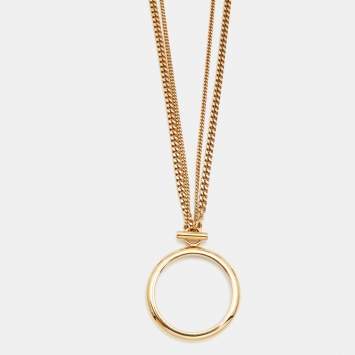 Pre Owned Chloe Gold Tone Long Necklace
