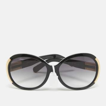 Pre Owned Chloe Black Gradient CE634S Oversized Sunglasses