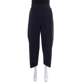 Pre Owned Chloe Ultra Marine Pleat Detail High Waist Culottes S