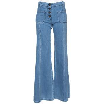 Pre Owned Chloe Blue Denim Flared Jeans S