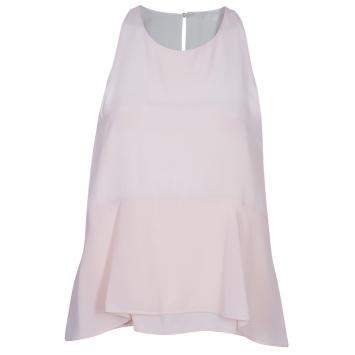 Pre Owned Chloe Pale Pink Silk Sleeveless Top  S