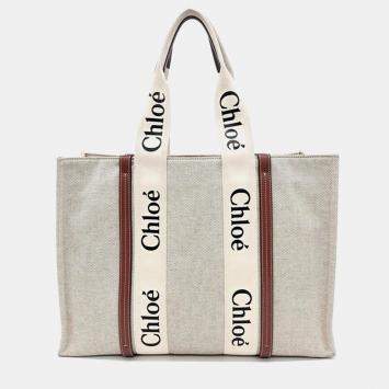 Pre Owned Chloe Woody Large Bag