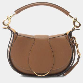 Pre Owned Chloe Ride Shoulder Bag Leather Brown