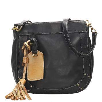 Pre Owned Chloe Black Leather Eden Crossbody Bag