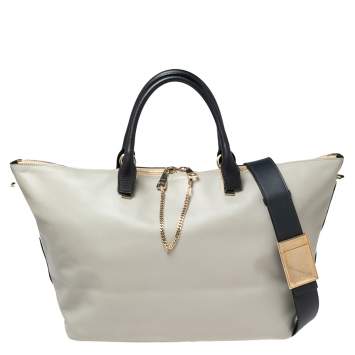 Pre Owned Chloe Multicolor Leather Large Baylee Tote