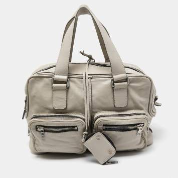 Pre Owned Chloe Grey Leather Large Betty Satchel