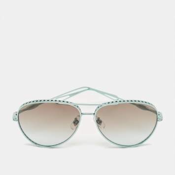 Pre Owned Chopard Blue Gradient SCHC86 0844  Aviators Sunglasses