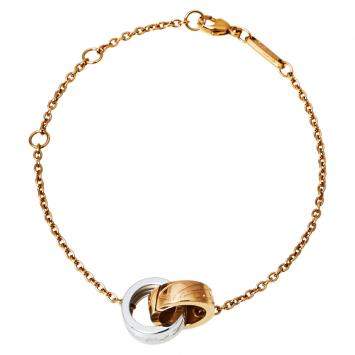 Pre Owned Chopard Chopardissimo 18K Two Tone Gold Bracelet