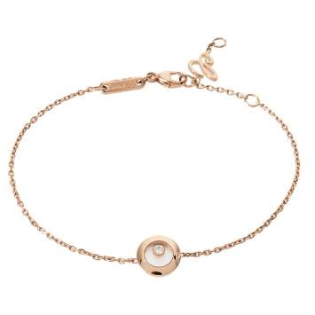 Pre Owned Chopard Happy Diamonds Icons 18K Rose Gold Bracelet
