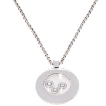 Pre Owned Chopard Happy Diamonds Icon Pendant Necklace