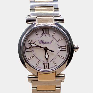 Chopard MOP 18K Rose Gold Stainless Steel Imperiale Quartz Women's Wristwatch 28 mm