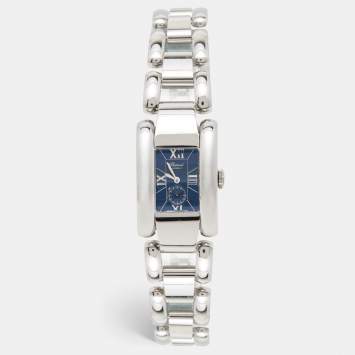 Pre Owned Chopard Blue Stainless Steel La Strada 8357 Women's Wristwatch 23 x 34 mm